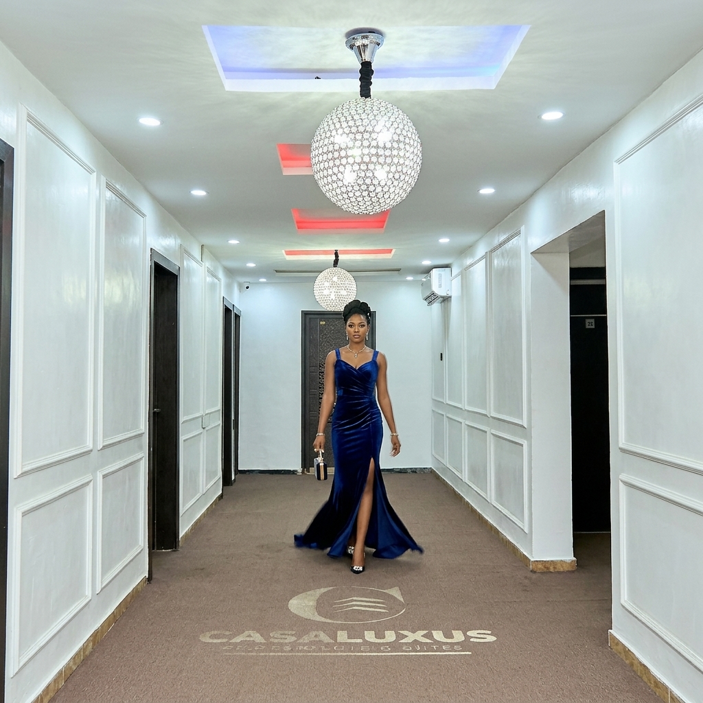 Luxurious decorated passageway at Casaluxus